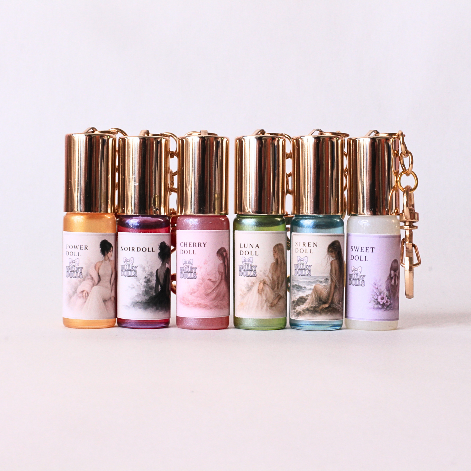 Complete Doll Perfume Oil Set – All 6 Scents (5ml Roll-Ons)