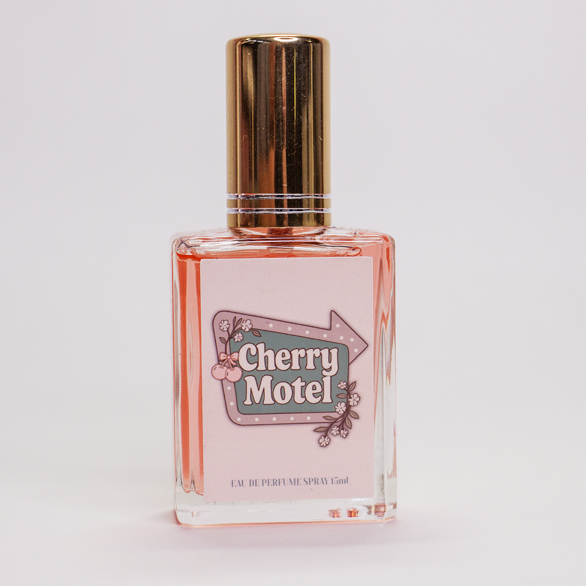Cherry Motel 15ml perfume spray bottle by The Valley Dolls – juicy cherry scent